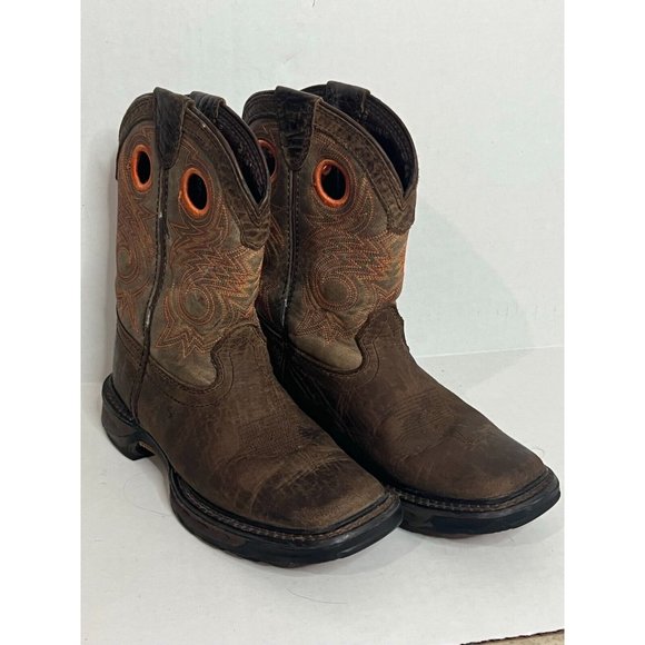 Lil' Durango® Maverick XP™ Little Kid's Bay Brown Western Boot - Picture 4 of 5